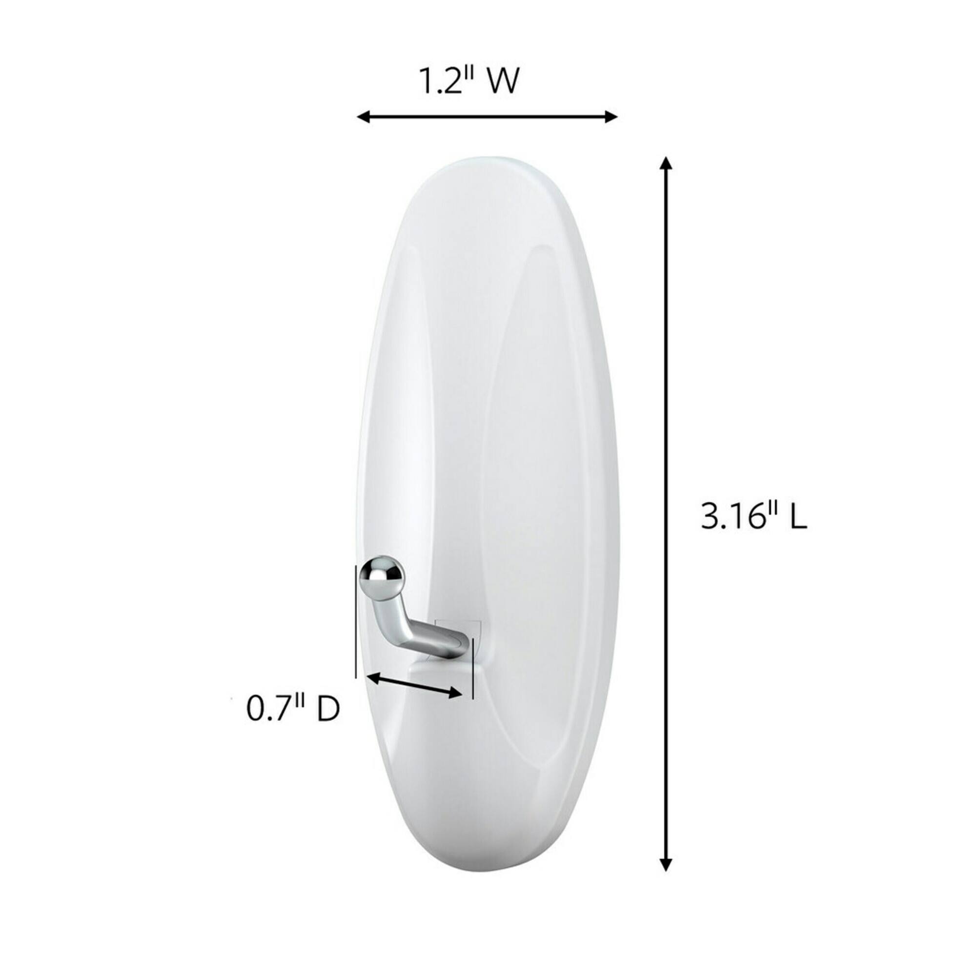 Command™ White Medium Wire Hooks Value Pack